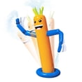 thumbnail image 1 of Banzai Wacky Wiggles Inflatable Sprinkler Outdoor Water Play Ages 3+, 1 of 10