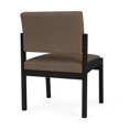 thumbnail image 5 of Fauteuil d'Appoint Sans Accoudoirs Lenox en Acier pour Réception / Acier Noir / Brun, 5 of 5