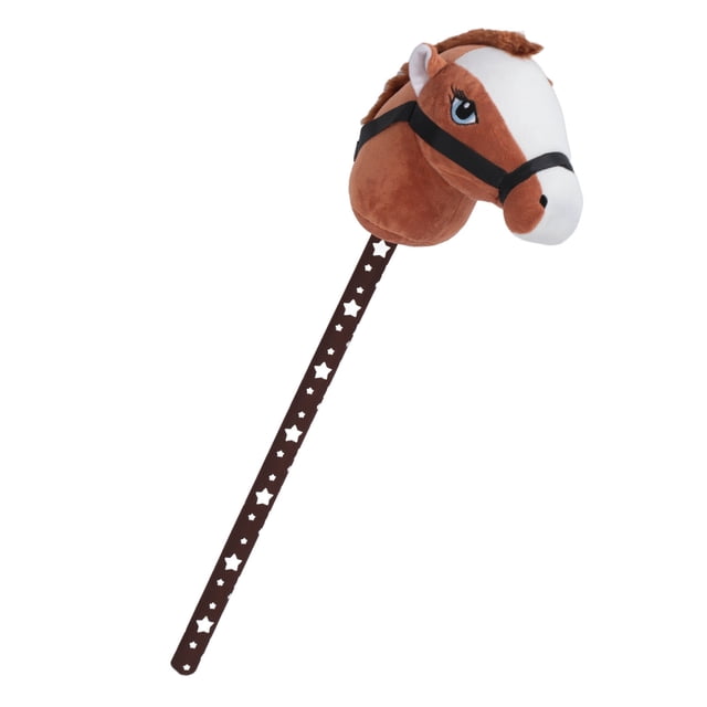 Adorable Lifelike Stick Horse with Sounds, Soft Plush Toy for Little Adventurers