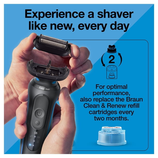 Braun Series 5 Electric Shaver Replacement Head, Easily Attach