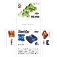 thumbnail image 3 of Stunt RC Car  Remote Control Car  360 Degree Flips Double Sided Rotating Race Car  High Speed Flashing Remote Controlled Car for Kids  Green, 3 of 3