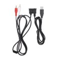 thumbnail image 3 of Amdohai 1M Car RCA Cable Adapter Switch 3.5mm Audio Jack AUX USB Cable Extention Mount Panel RCA Cable Replacement For Toyota Volkswagen, 3 of 6