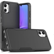 [PST] Samsung Galaxy A07 4G Hard Case, Dual Layers Heavy Duty Rubber Armor Bumper Hard Case Cover