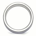 thumbnail image 2 of Edward Mirell Titanium Brushed Double Groove Blue Anodized 8mm Band Size 12.5, 2 of 4