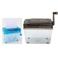 thumbnail image 4 of fastboy Shredder Small Hand Cranked Portable 1 Sheet Plastic Container for Household, 4 of 6