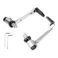 thumbnail image 3 of Hand Guard Protector, Wear Resistant Impact Proof Aluminium Alloy Handlebar Brake  Lever Protector  For Motorbike Black,Red,Silver, 3 of 8