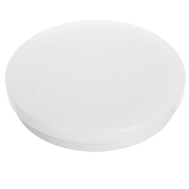 Cache de Plafonnier Rond Semi-Encastré pour Chambre et Balcon, Abat-Jour de Remplacement pour Plafonniers, Blanc
