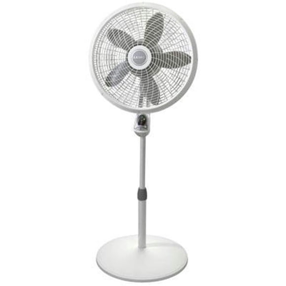 Lasko Products 18 in. Pedestal Fan White