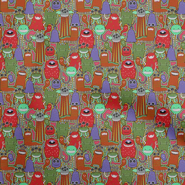 oneOone Tissu Polyester Spandex Rouge Abstrait Matériel de Robe Tissu Imprimé Tissu au Mètre 56 Pouces de Large
