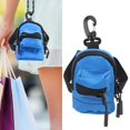 thumbnail image 4 of Coin Pouch Wallet, Anti Scratch Cute Decoration Zipper Design Mini Coin Purse Multiple Purposes  For Tourism Black,Blue, 4 of 8