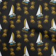 thumbnail image 1 of oneOone Velvet Black Fabric Beach Sewing Craft Projects Fabric Prints By Yard 58 Inch Wide, 1 of 4