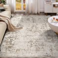 thumbnail image 1 of x Area Rug Living Room Rugs Washable Neutral Modern Abstract Soft Thin Large Rug Indoor Floor No Slip Rug Carpet for Bedroom Under Dining Table Home Office Decor Grey, 1 of 9