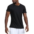 thumbnail image 1 of XZNGL Mens Short Sleeve T-shirt Running Sports Leisure Quick Drying Sportswear, 1 of 8