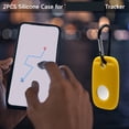 thumbnail image 2 of 2 Pcs Étui en Silicone Anti-Perte et Anti-Rayures pour Détecteur de Clés, Traqueur Intelligent Protecteur, Rangement pour Détecteur de Clés, Rappel Rapide, 2 of 7