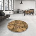 thumbnail image 4 of Ahgly Company Machine Washable Indoor Rectangle Transitional Saddle Brown Area Rugs, 2' x 3', 4 of 7