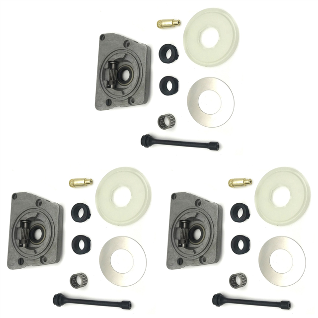 3X Pompe à Huile Engrenage à Vis Sans Fin Kit de Filtre pour Lave-Poussière Compatible avec 61 66 266 268 272 XP 266XP 268XP 272XP