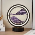 thumbnail image 4 of LED Sandscape Table Touch Lamp 3D Moving Sand Art Display Night Light Gift For Home Office Desk Decor, 4 of 13