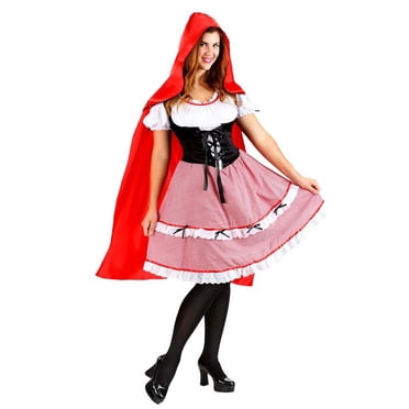 Déguisement Robe Longueur Genou pour Femme Red Riding Hood