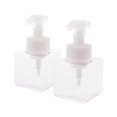 thumbnail image 4 of 2pcs 250ml Plastic Empty Shampoo Cosmetic Foam Soap Container - Clear, 4 of 8