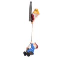 thumbnail image 2 of Yard Elf Out Ornament, Adorable Durable Tree Gnome Statue Resin Colorfast Vivid  For Outdoor For Garden, 2 of 8