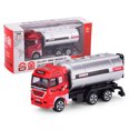 thumbnail image 1 of Die-cast Alloy Fire Truck Toys Set, Simulation Fire Fighting Sandbox Game , Rescue Cars, Tower , Gift For 3+, 1 of 2