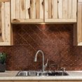 thumbnail image 5 of Fasade 18in x 24in Monaco Moonstone Copper Backsplash Panel 5 Pack, 5 of 5