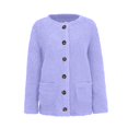 thumbnail image 4 of Winter Clearance Cardigan Sweaters for Women Long Sleeve Loose Coat Cardigan Solid Color Sweater, 4 of 6