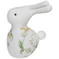 thumbnail image 2 of Northlight Plush Soft Floral Easter Rabbit Spring Decoration - 14", 2 of 6