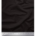 thumbnail image 1 of Soimoi Moss Georgette Fabric Diagonal Line Geometric Print Sewing Fabric Yard 42 Inch Wide, 1 of 3