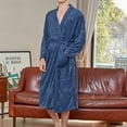 thumbnail image 1 of LSLJS Peignoir d'Hiver Chaud pour Hommes, Robe de Chambre pour Couple Hommes et Femmes et Robe de Nuit d'Hiver, Peignoirs Cadeaux pour Hommes, 1 of 7
