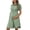 Green, variant on RXMEKW Maternity Dress with Lapel and Elastic Belt for Women, Long Sleeve Shirt Dress for Pregnancy, Polyester, Black