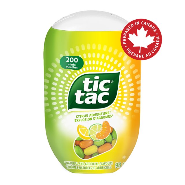 TIC TAC Mints, Citrus Adventure, Mint Candy, 200 Pills, 98 g