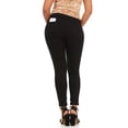 thumbnail image 1 of Cover Girl Jeans juniors plus size Perfect Mid Rise Comfy Skinny Jeans khaki black or blue, 1 of 5