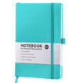 thumbnail image 1 of Lined Journal Notebook, 192 Pages, A5 Medium Size, 5.7"x 8.5", Journaling, Writing,Leather Hardcover Journal Notebooks Writing Note Journal Notebook for Women Teacher Supplies Bulk, Green, 1 of 8