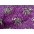 thumbnail image 4 of oneOone Cotton Cambric Fabric Elephant Block Printed Craft Fabric BTY 56 Inch Wide, 4 of 4