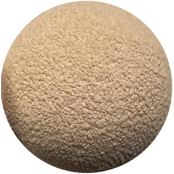 Grand Coussin d'Accent Boule en Bouclé 30 cm (Bouclé Sable)