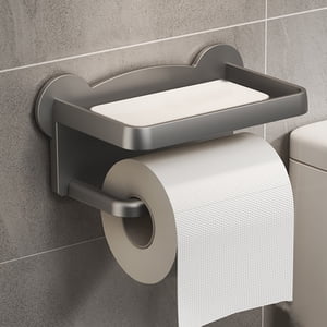 Papier hygiénique Papier hygiénique autoportant Rustproof avec accessoires Papier toilette de base stable, Czzoypi Papier toilette autoportant Rustproof Toilette
