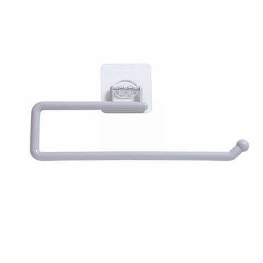 LQXZWJY Porte-Essuie-Tout sous Armoire Sans Perçage, Porte-Essuie-Tout Autocollant à Montage Mural pour Étagère de Cuisine, Porte-Serviette sous Comptoir Sans Perçage, VR, ABS11.2 Pouces