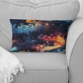 thumbnail image 1 of Designart "Cosmic Aura Camo IV" Abstract Throw Pillow - Modern Pillow For Couch - Insert And Pillows Covers For Living Room Decor, 1 of 5