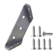thumbnail image 1 of Stainless Steel Multifunctional Corner Three Sided Fixed Corner Brace Cabinet Trapezoidal Hanging Angle Hanging Layer Board Support Furniture Connecto, 1 of 1
