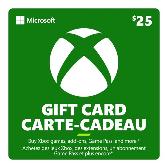$25 Xbox Gift Card (Digital Code)