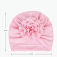 thumbnail image 3 of Tuque pour Nouveau-Né Douce et Stylée en Polyester et Coton, Grande Fleur, Bonnet pour Petite Fille, 3 of 10