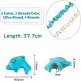 thumbnail image 3 of CHUANK 9Strands 843Pcs Baking Paint Glass Beads Strands 4/6/8mm Faceted Lilac Rondelle Crystal Glass Beads Pearl Luster Plated Loose Beads for Jewelry Making, 3 of 9