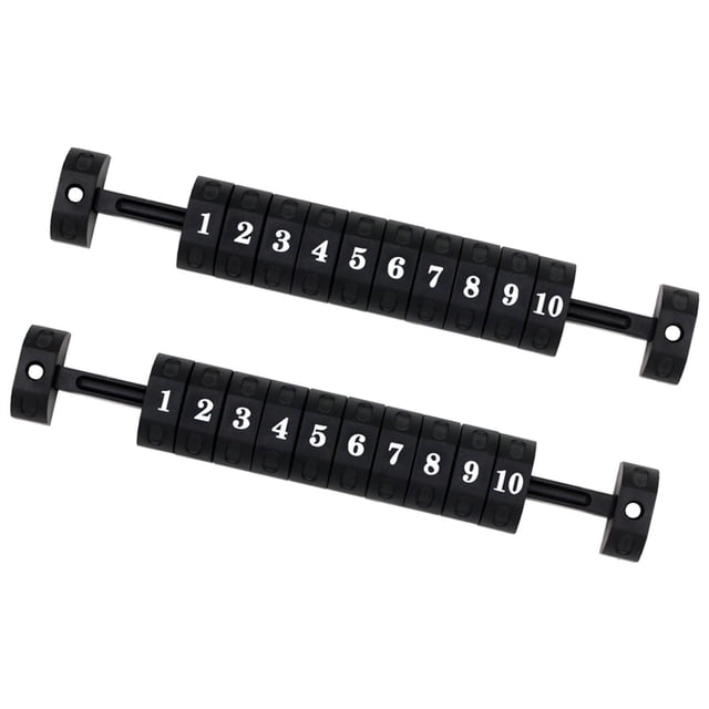 jinwen 2 Pieces Table Football Score Counter, Foosball Scoring Units, Score Keepers for Black