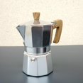 thumbnail image 2 of GUOOL Classic Espresso Maker Coffee Maker Cafeteira Percolator Pot Coffee Pot 300ml, 2 of 9