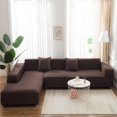 thumbnail image 1 of CHOK 2024 Sofa Slipcover L Shape Gray Sofa Cover Sectional Couch Cover Spandex Non Slip with Elastic Bottom Furniture Protector Cover for for Home Decor 2+3seater, 1 of 10