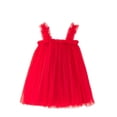 thumbnail image 2 of Cowsor Baby Girl Dress Flower Tulle Party Dresses Princess Pageant Birthday Wedding, 2 of 5