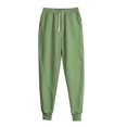 thumbnail image 1 of Ceisia Men Solid Color Loose Casual Pants Elastic Waist Drawstring Sports Gift Work Trousers, 1 of 4