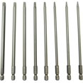 thumbnail image 1 of Long Security Screwdriver Bit Sets 6 Inch Length S2 Steel Torx Security Head Drill Screw Driver Drill Set (8Pcs Torx Head (150mm), 1 of 5