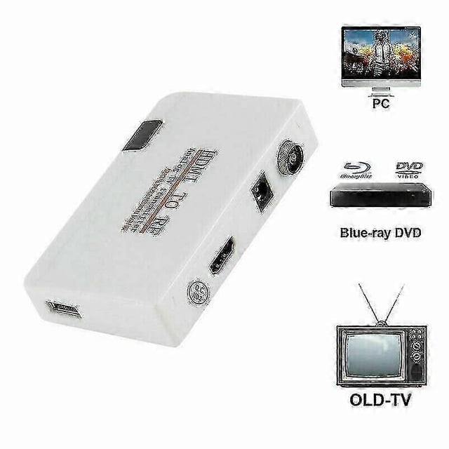 Adaptateur Convertisseur Coaxial Hdmi vers Rf pour Tv Convertir les Signaux Numériques Hdmi en Signaux Rf Analogo-- -Ayane -Suzuka